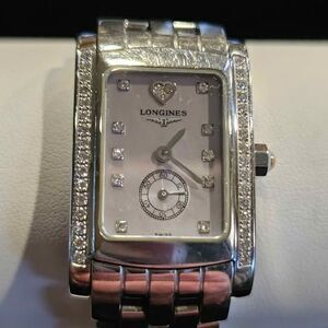 Longines Dolcevita Pink & Diamond 20MM ladies preloved watch